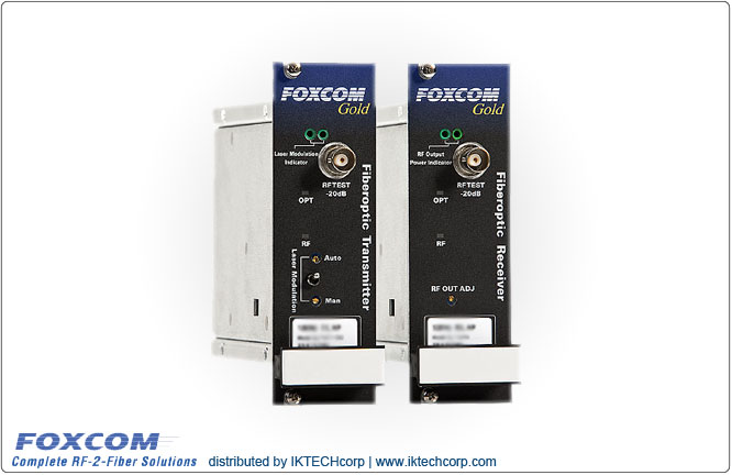 Foxcom Gold GL7130 RF Optical Link 10MHz Reference Signal, 4dB Optical Budget